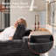 Canapé modulaire en velours côtelé en L 4 pièces Cloudelle - Siège profond, sans assemblage Cloudelle-644783233