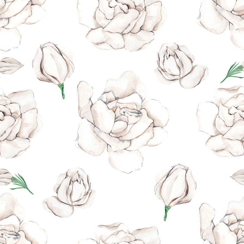 Peel & Stick Floral Roll