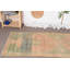 Tapis géométrique, tapis de couloir 2,7 x 7,5 pi, tapis rétro, tapis de chambre rose, tapis froids, tapis turc