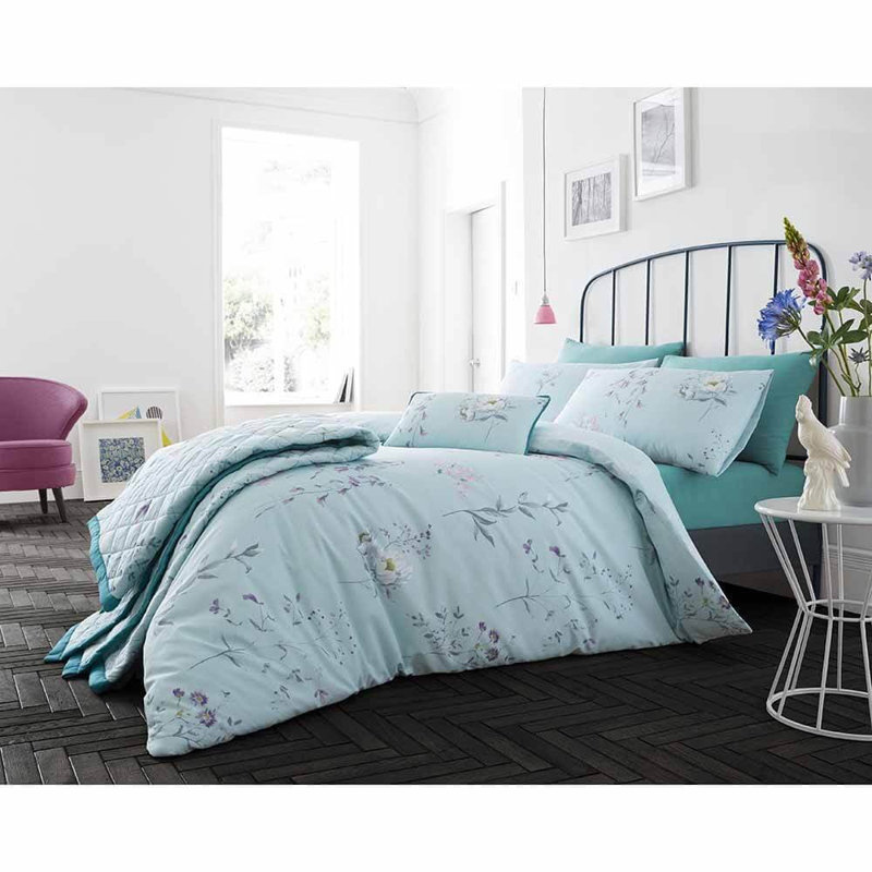 Delreal Floral Rectangular Throw Cushion