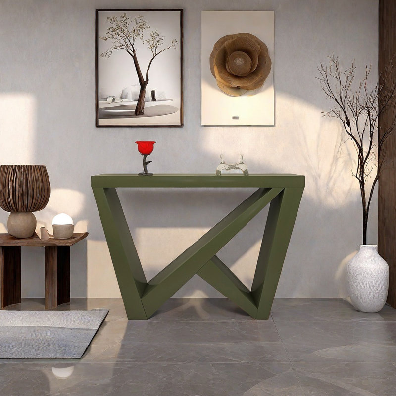 Console Modern Minimalist Art, H 31,89 po x l 39,37 po x P 11,81 po, Vert