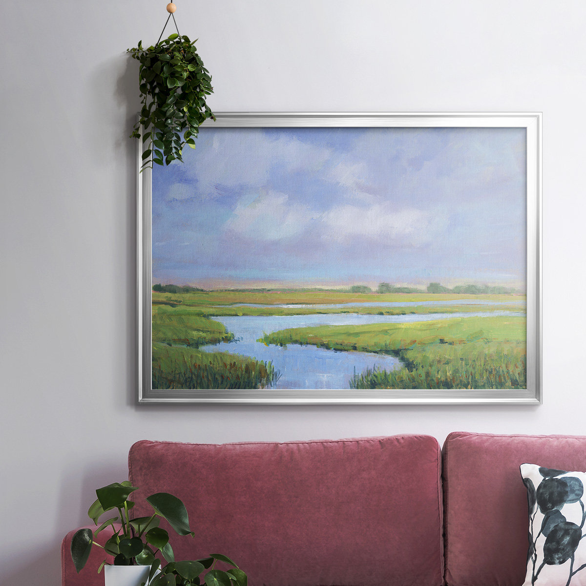 Winston Porter Summer Marsh II Framed On Canvas Print | Wayfair