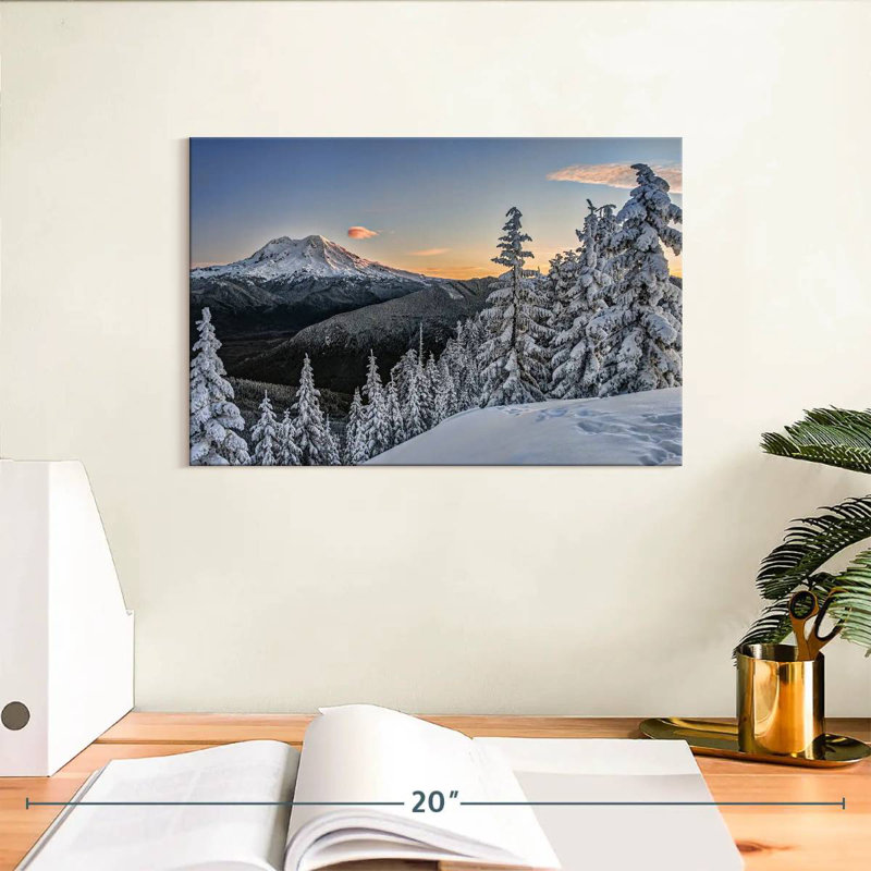 Alvord Mount Rainier Sunrise, H 8 po x l 12 po