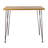 DENALI INDUSTRIAL WOOD AND METAL BAR TABLE