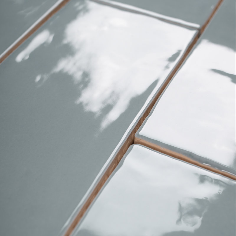 New Country 3" X 6" Ceramic Subway Wall Tile, Powder Blue