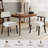 Mid-Century Upholstered Solid Wood Side Chair  Set of 2-1194623119
