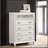 Randall White 5-drawers Chest