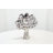 Cole And Grey Ceramic Glossy Tree Decorative Sculpture With Abstract Cutouts-1158589365