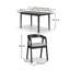 Oak Extending Dining Table Set - 6 Seater - Oak Chairs-133370766