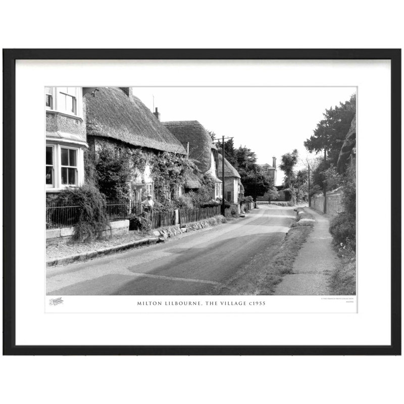 Milton Lilbourne, The Village C1955 - Single Picture Frame Print, 45cm H x 60cm W x 2.3cm D