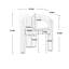 Ensemble confortable de chaises d'appoint rembourrées en velours pour divers espaces-843464024