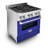2 Piece Kitchen Package with 30" Freestanding Dual Fuel Range & 30" Wall Mount Range Hood-58900893