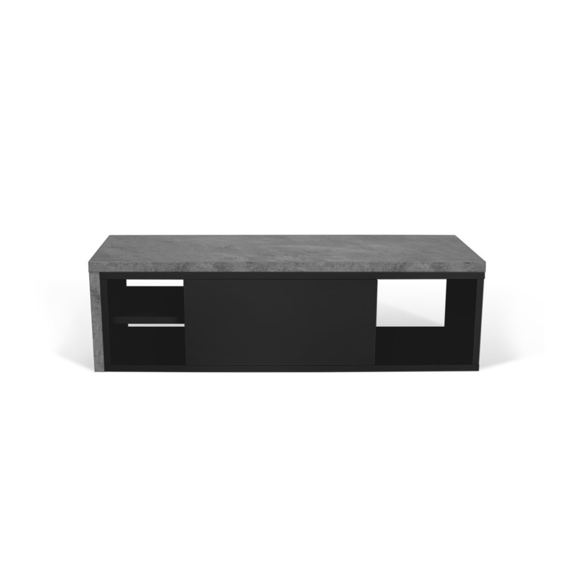 Phillips TV Stand for TVs up to 49", Concrete Grey/Black