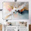 «White Brushstroke», peinture abstraite IV - ensemble de décorations murales abstraites-107212774-107212772