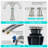 Widespread Bathroom Faucet with Drain Assembly-87768986