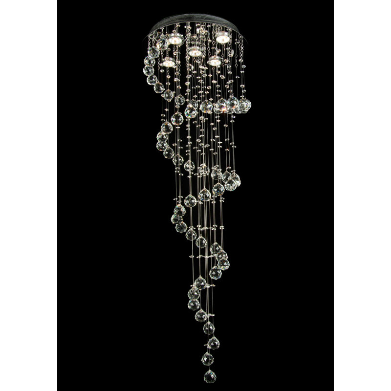 Lustre en cristal 5 lumières