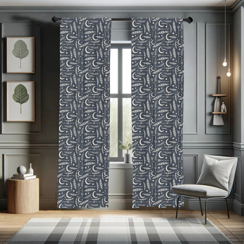 Semi-Sheer Rod Pocket Sliding Panel, 28" x 84"