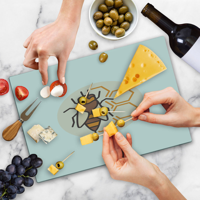 Planche à découper en nid d'abeille Ambesonne