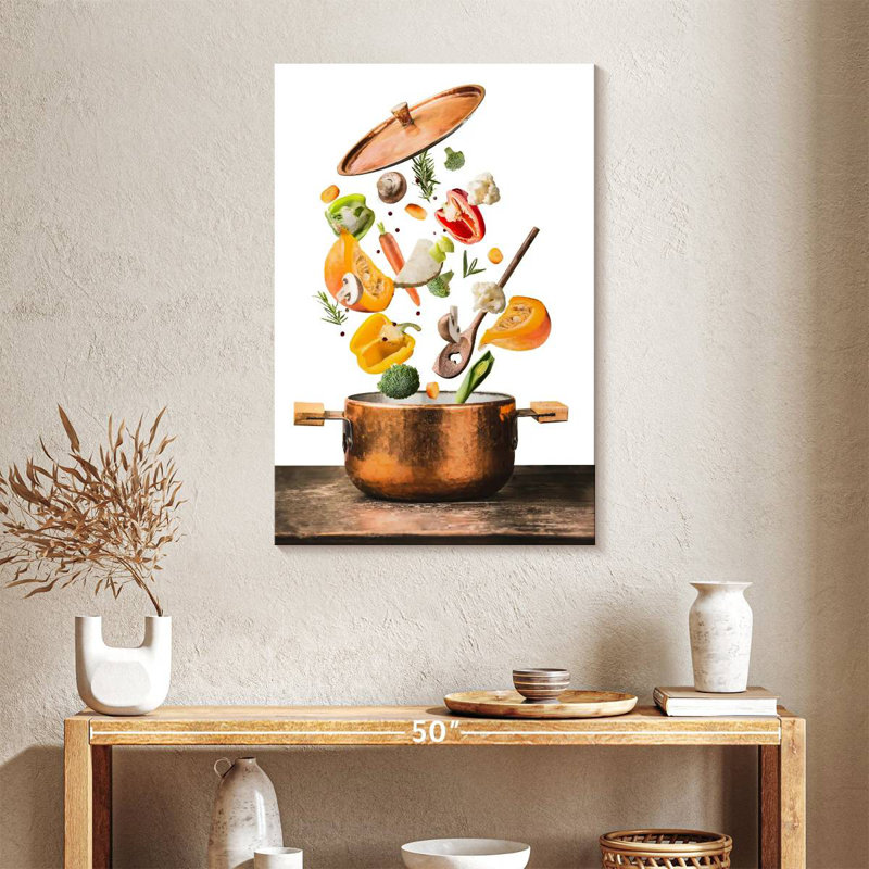 Cuisine végétalienne, H 36 po x l 24 po