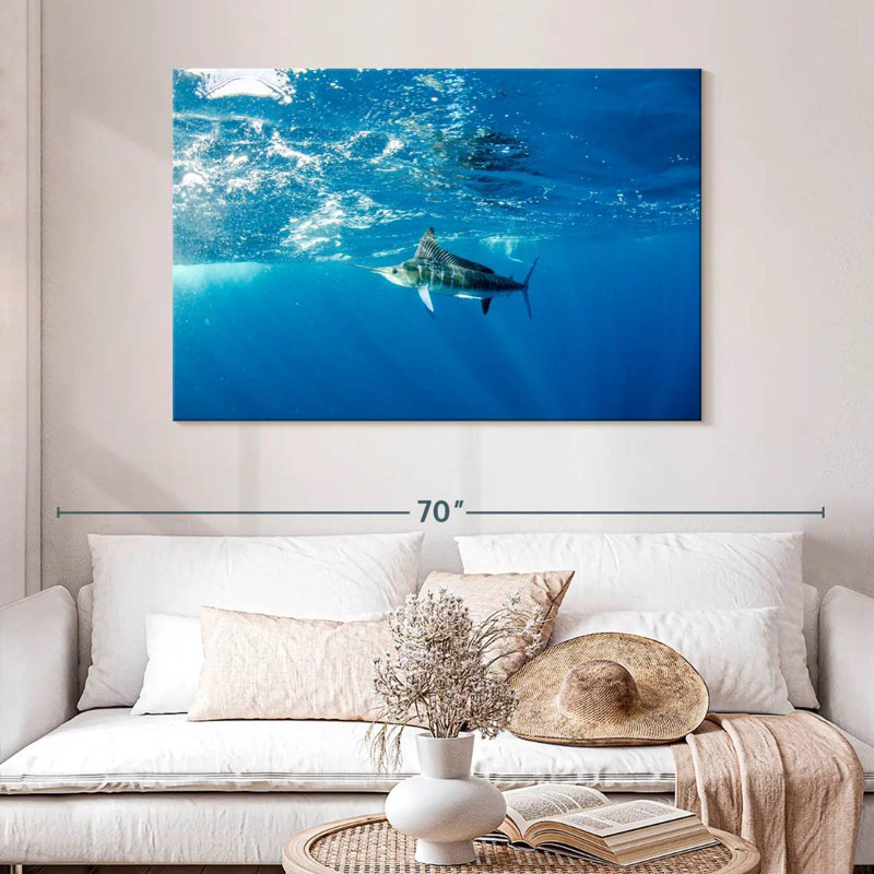 Crowle Underwater Marlin, 32" H x 48" W