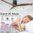 52" 3-Blades Flush Mount Wood Ceiling Fan without Light-1421584463-1421584459