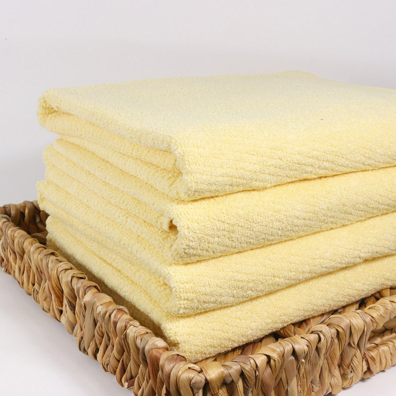 Ensemble de serviettes 6 pièces, Jaune