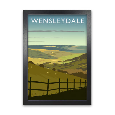 Wensleydale North Yorkshire by Richard O'Neill - Single Picture Frame Print