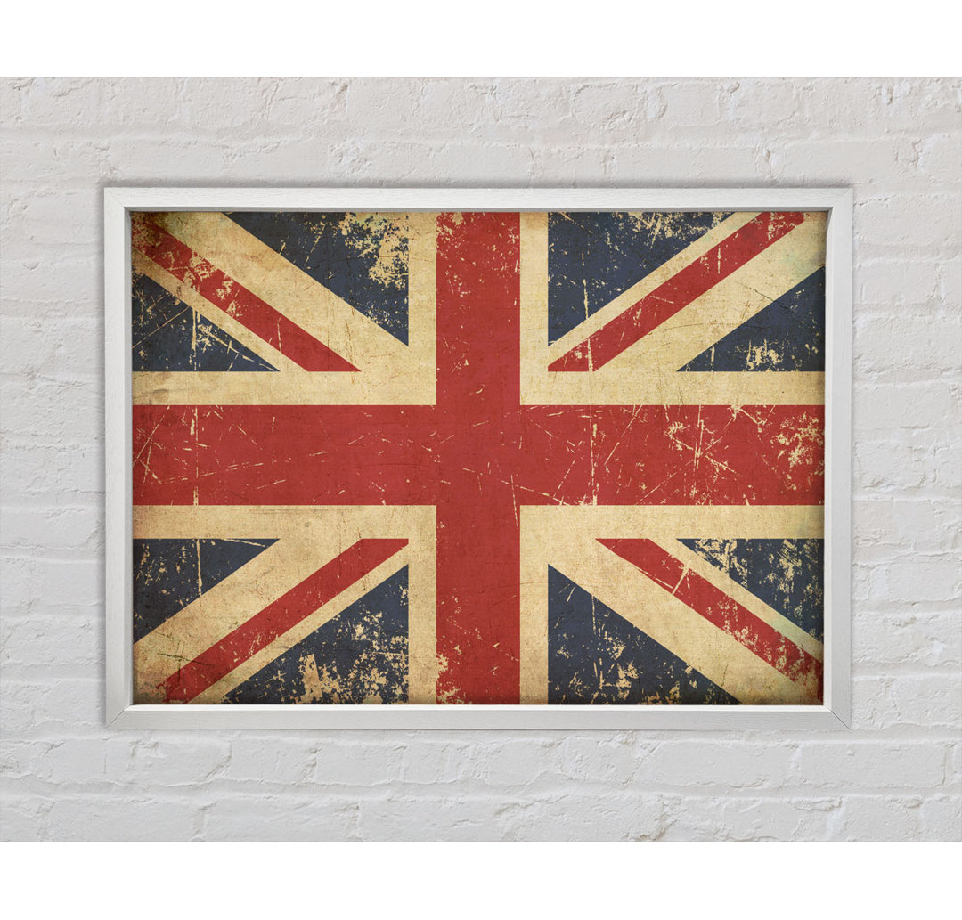 Grunge Union Jack Erosion - Druck