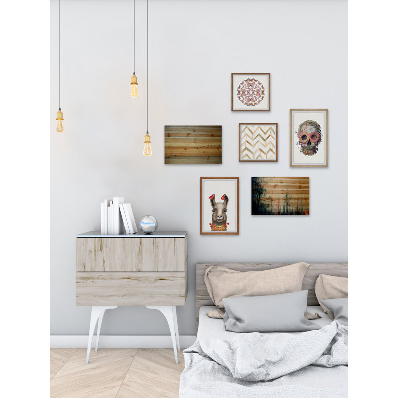 Hexaptych charme de bois Aletta