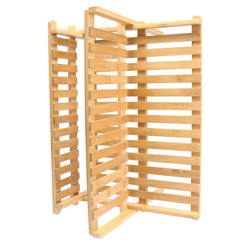 Eco-Friendly Bamboo Foldable Dish Rack