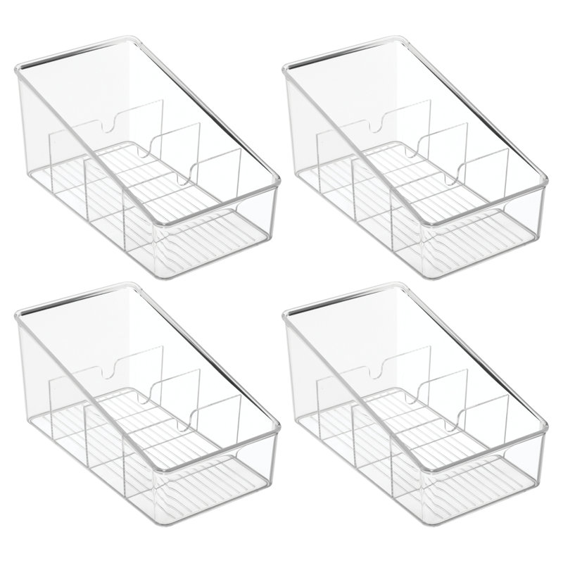 Divided Packet Organizer for Kitchen and Pantry Storage - Organize Food Pouches and Seasoning Packets