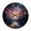 Horloge murale en bois massif Murraysville-485243029