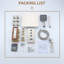 Système de douche thermostatique mural à 3 fonctions 12 po avec pomme de douche carrée-119136746