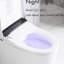 Toilette intelligente avec couvercle à ouverture / fermeture automatique, bidet, température de siège réglable - siège chauffant d'appoint luxueux pour salle de bain, bouton latéral