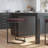 Upholstered Counter Stool with Metal Frame