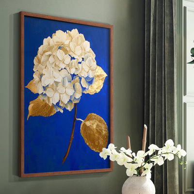 Série FLORAL Lxxxiv - reproduction encadrée de qualité supérieure - prête à être accrochée - aucun clou requis