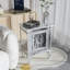 Brompton Glass Top End Table