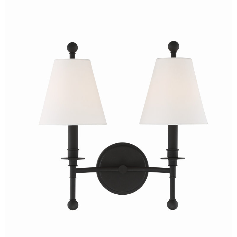 Hiltner Armed Sconce, Black