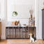 Lizbeth Wood Free Standing Pet Gate-122978171