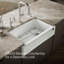 Cairn Undermount Single-Bowl Farmhouse Kitchen Sink with Faceted Design-1259428937-1330009186