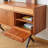 Adjustable Layer Brass Handle Buffet Table