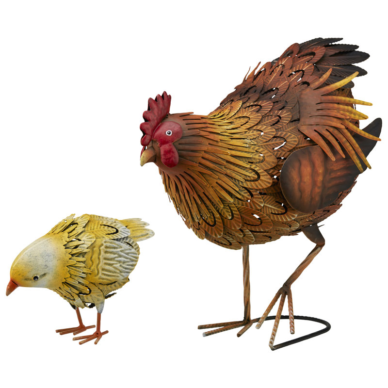 Plumlee Animals Weather Resistant Metal Garden Statue