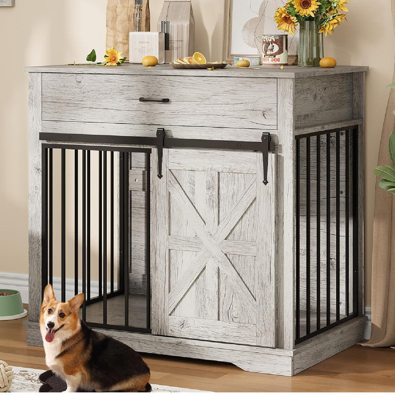 Furniture Style Crate, Grey