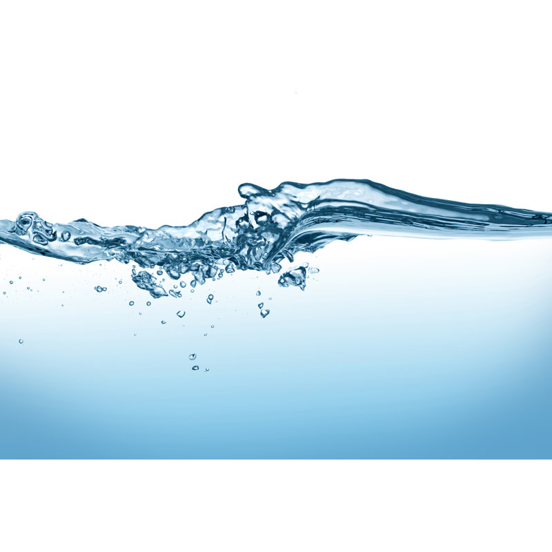 Water Wave - Wrapped Canvas Print, 30cm H x 46cm W x 3.8cm D