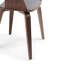 Lowell Bentwood Upholstered Dining Chair with Curved Backrest in Mid-Century Modern Style-959118119