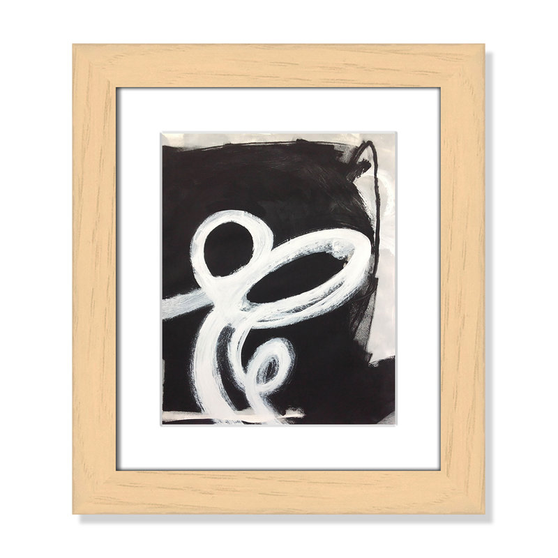 Bronte Ansonia Swirly Swirls II, impression encadrée sur papier, H 16,5 po x l 14,5 po x P 1,25 po