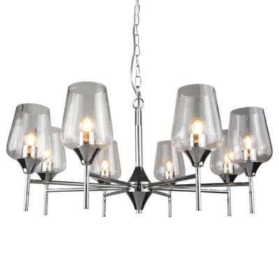 Cleaveland - Light Polished Chrome Pendant