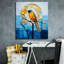 Toile épique «Blue and Yellow Bird» par Momart, 26 po x 30 po-2146730972