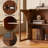 68"  LED Sideboard Buffet Cabinet - Arched Glass Doors, Adjustable Storage, Coffee Bar & Pantry for Kitchen, Dining Room, Living Room-164130985