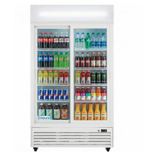 52.3" Sliding Glass Door Merchandiser Refrigerator W/ 2 Doors, 42 Cu Ft, 115V